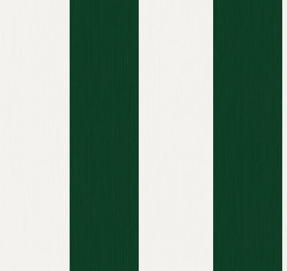 Seabrook Summer House Dylan Striped Stringcloth Wallpaper - Marine Green