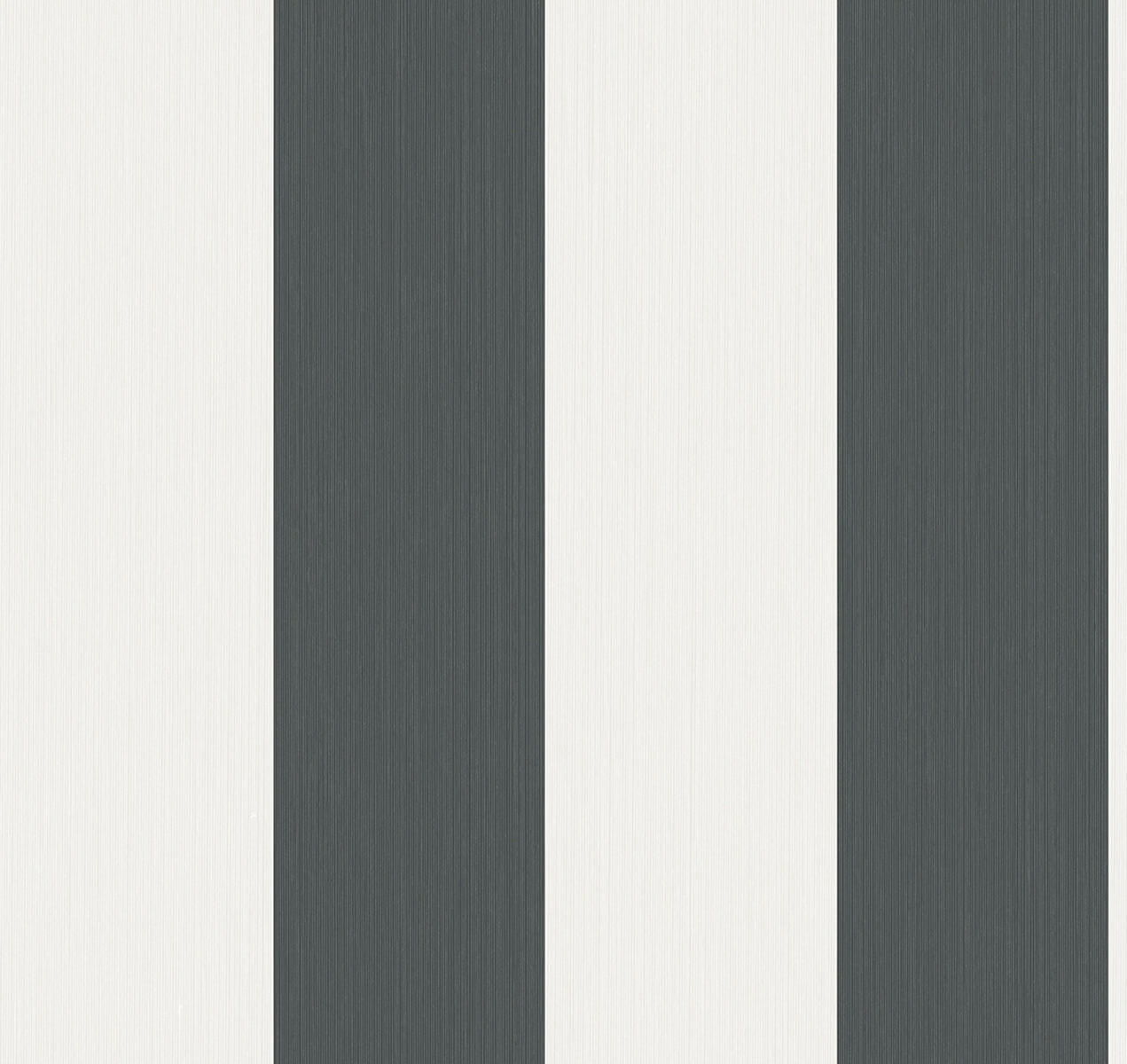 Seabrook Summer House Dylan Striped Stringcloth Wallpaper - Deep Grey