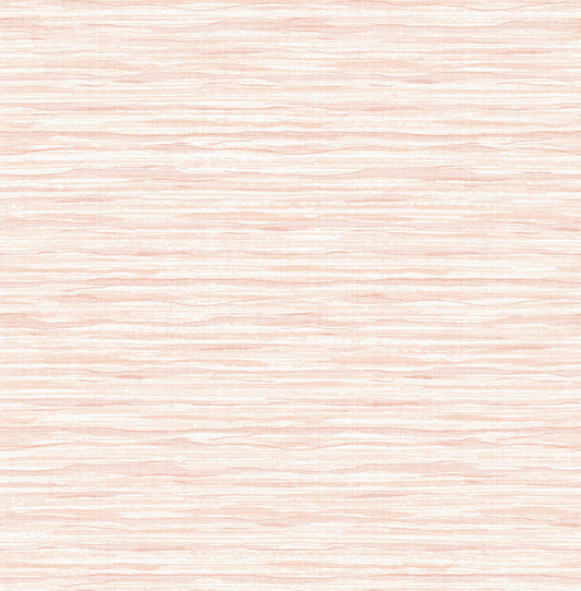 Seabrook Summer House Skye Wave Stringcloth Wallpaper - Sunrise Sky