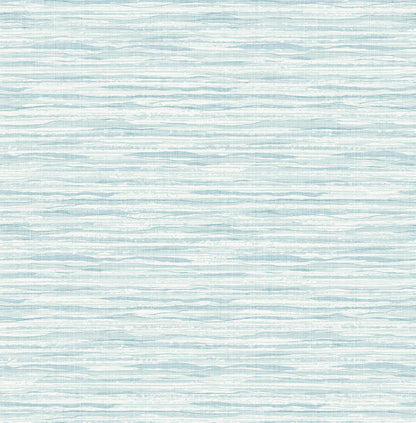 Seabrook Summer House Faux Stringcloth Wallpaper - Pool Ripple