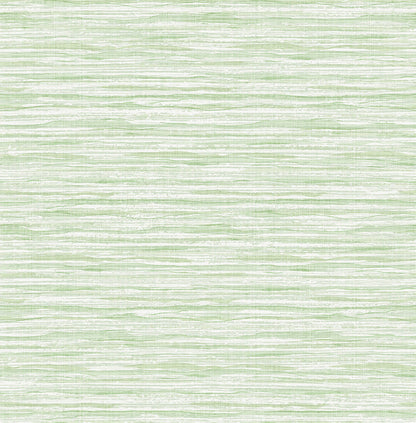 Seabrook Summer House Faux Stringcloth Wallpaper - Baby Lettuce