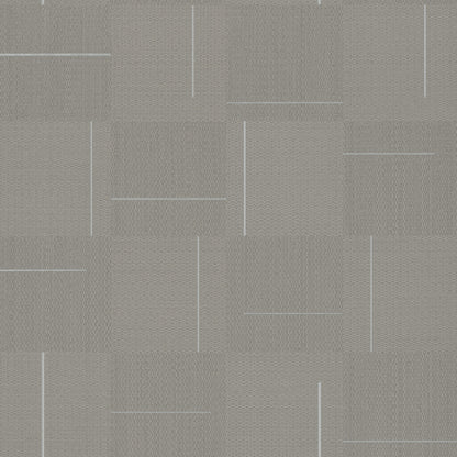 Geo Block Weave Wallpaper