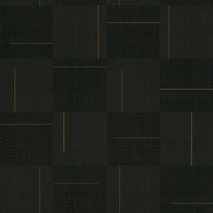 Geo Block Weave Wallpaper