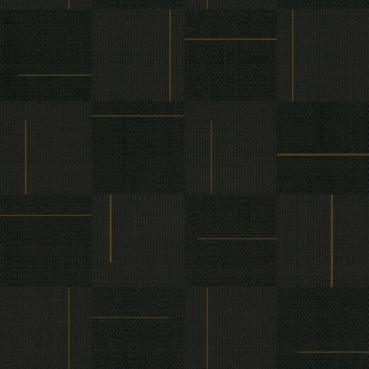 Geo Block Weave Wallpaper