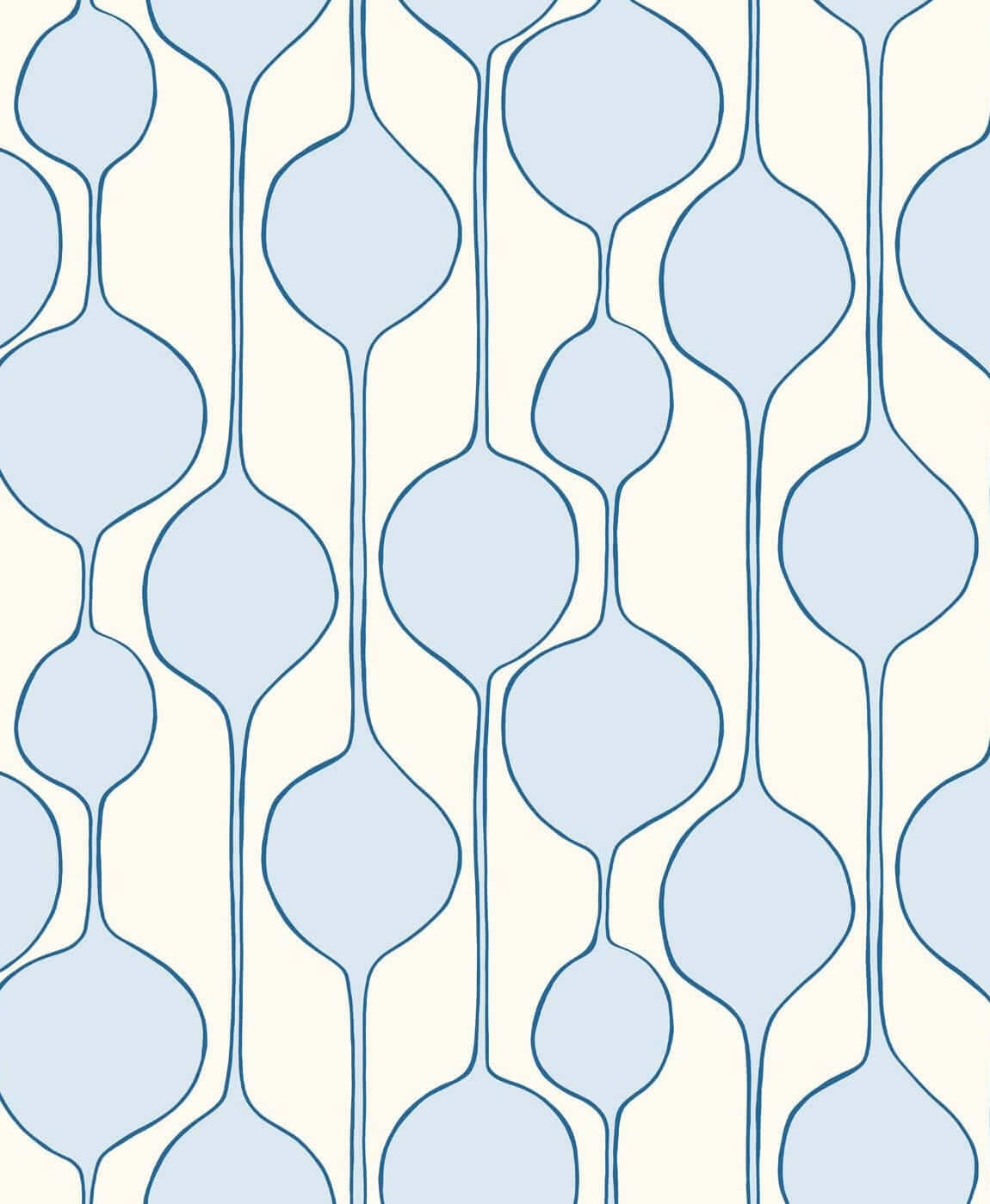 Seabrook The Simple Life Minimalist Geometric Wallpaper - Baby Blue