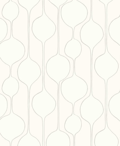 Seabrook The Simple Life Minimalist Geometric Wallpaper - Egyptian Cotton