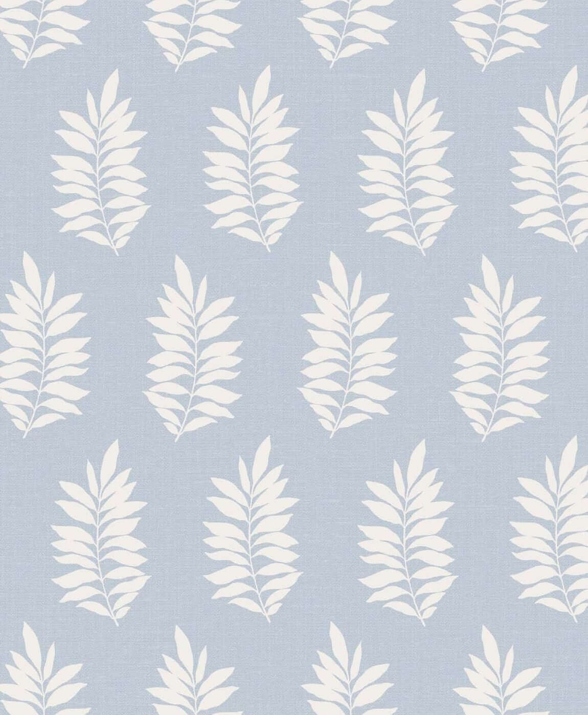 Seabrook The Simple Life Pinnate Silhouette Wallpaper - Iceberg