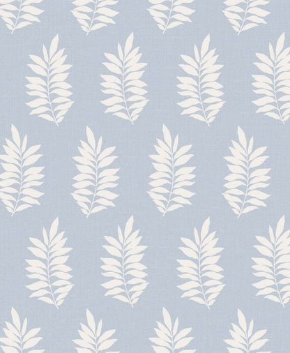 Seabrook The Simple Life Pinnate Silhouette Wallpaper - Iceberg