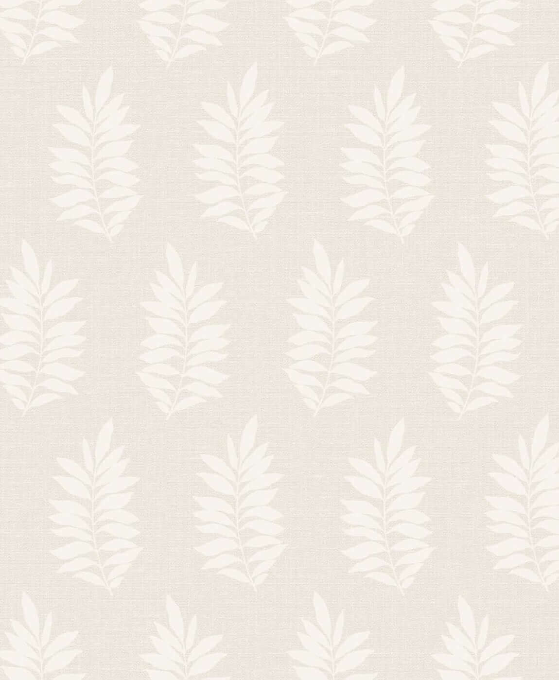 Seabrook The Simple Life Pinnate Silhouette Wallpaper - Almond