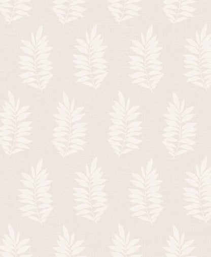 Seabrook The Simple Life Pinnate Silhouette Wallpaper - Almond