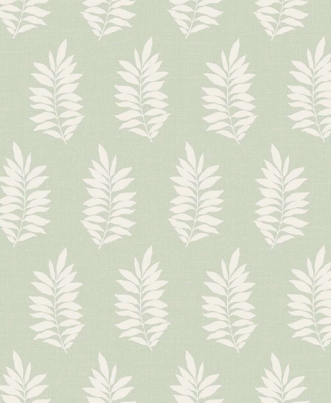 Seabrook The Simple Life Pinnate Silhouette Wallpaper - Sage
