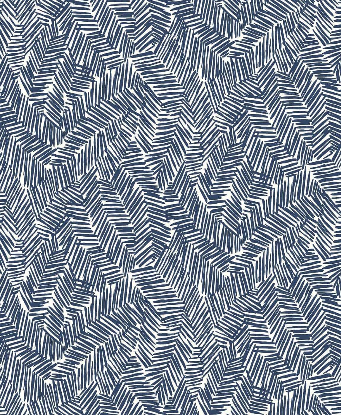 Seabrook The Simple Life Lush Wallpaper - Navy Blue