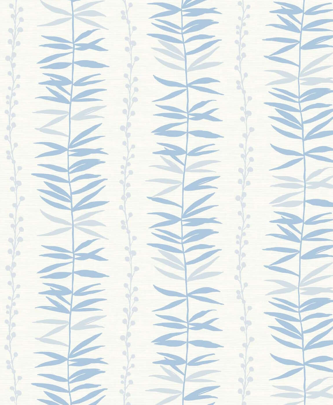 Seabrook The Simple Life Summer Garland Wallpaper - Sky Blue