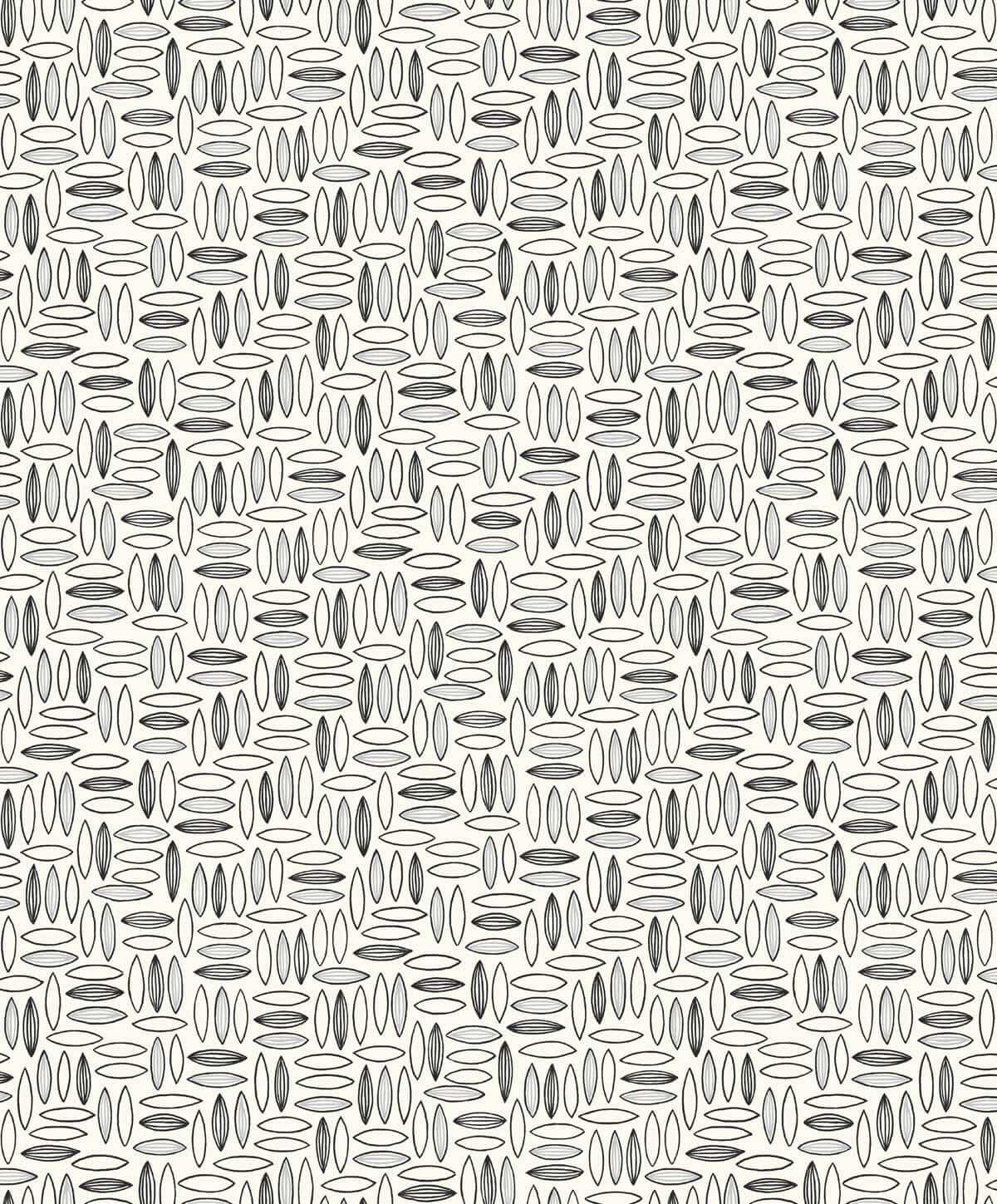 Seabrook The Simple Life Pip Geo Wallpaper - Salt & Pepper