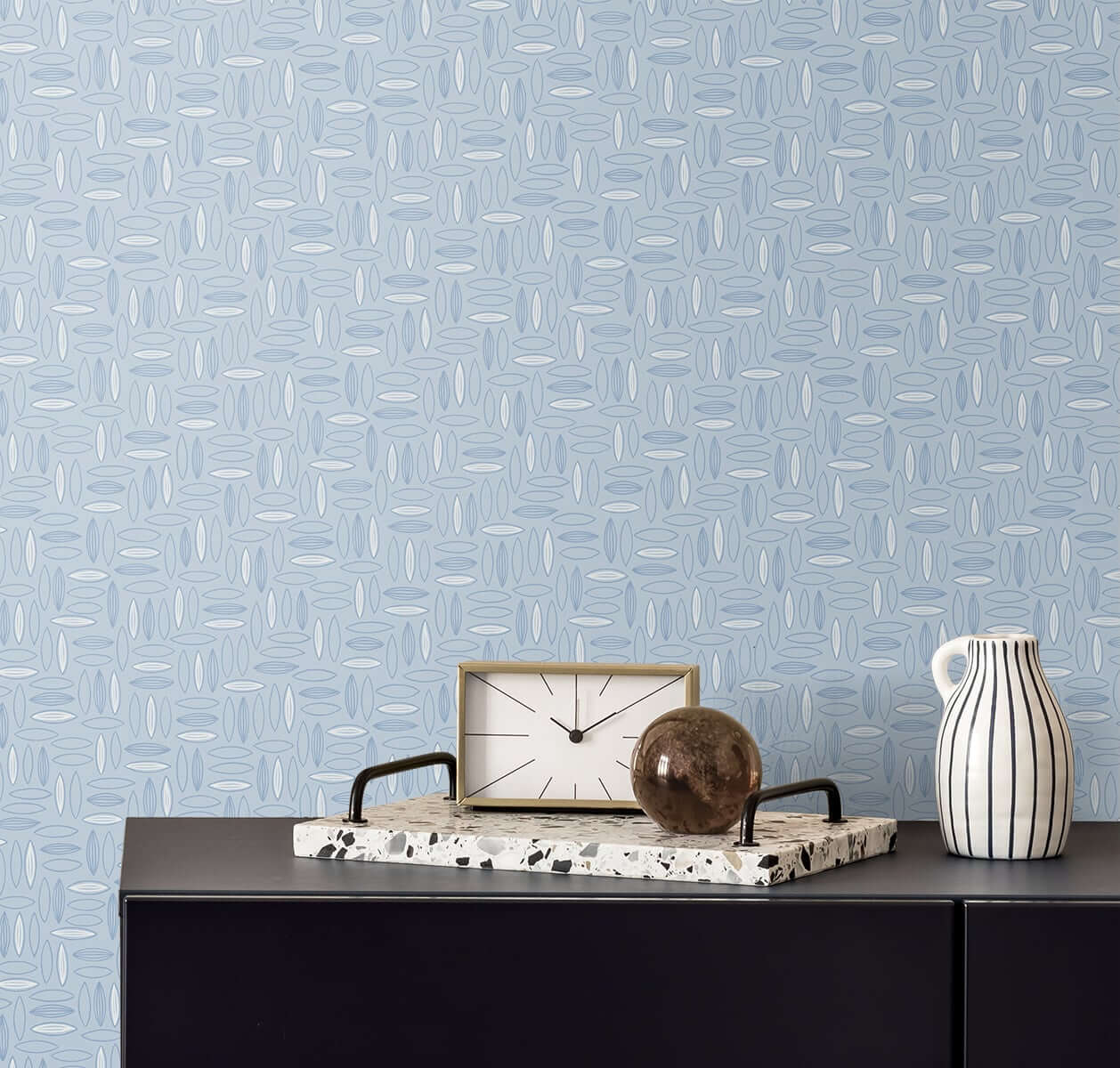 Seabrook The Simple Life Pip Geo Wallpaper - Crystal