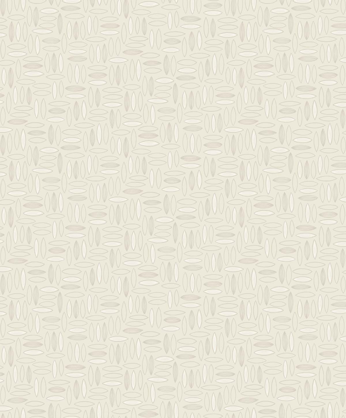 Seabrook The Simple Life Pip Geo Wallpaper - Almond Milk