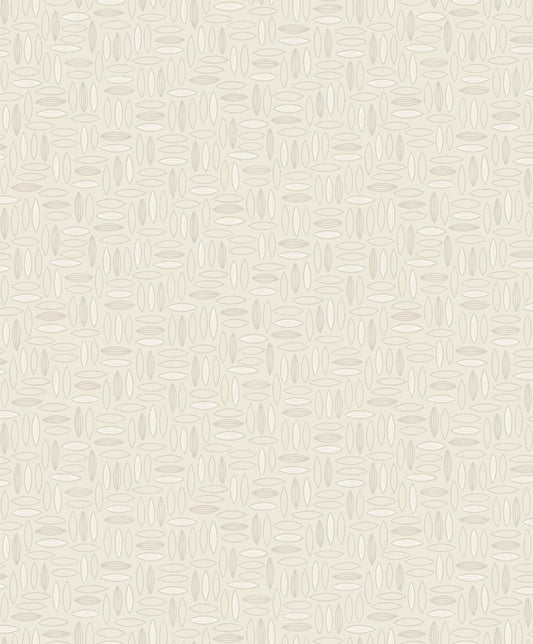 Seabrook The Simple Life Pip Geo Wallpaper - Almond Milk