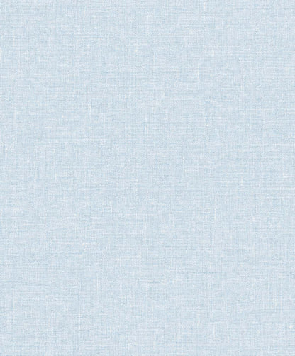 Seabrook The Simple Life Soft Linen Wallpaper - Blue Fog