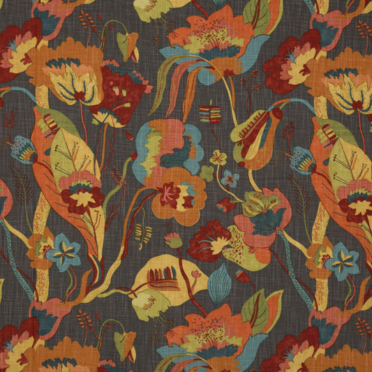California Fabric by G P & J Baker in Spice/Charcoal