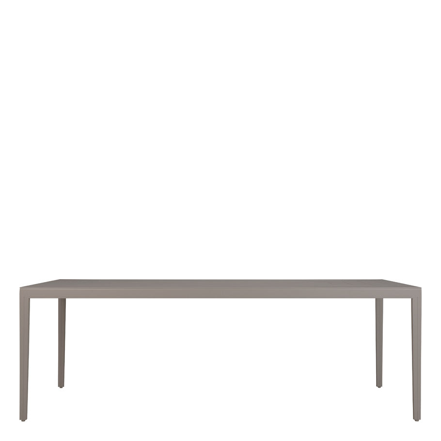 Savannah Dining Table Rectangle 225 by JANUS et Cie in Chassis Silver