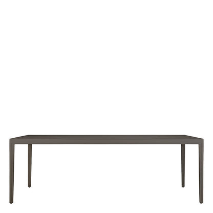 Savannah Dining Table Rectangle 225 by JANUS et Cie in Pewter