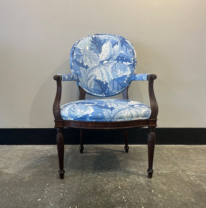 French Louis XVI Style Fauteuil Chair