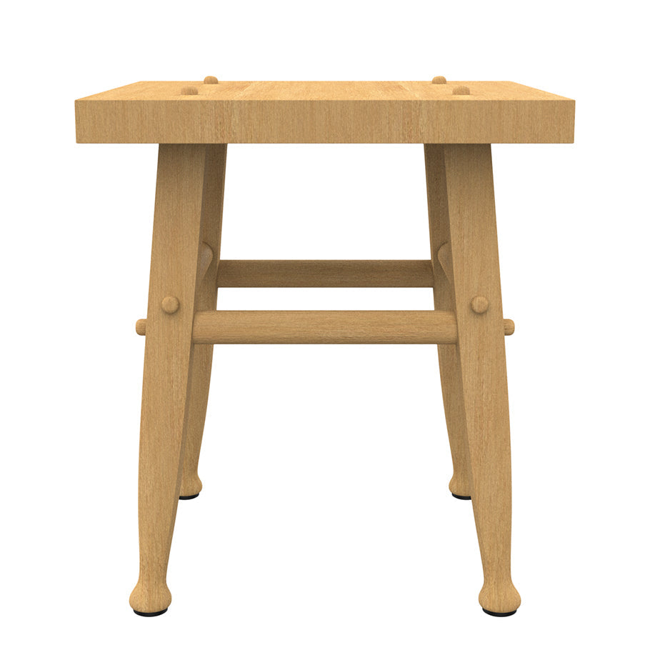 Serengeti Side Table Square 40 by JANUS et Cie in Natural