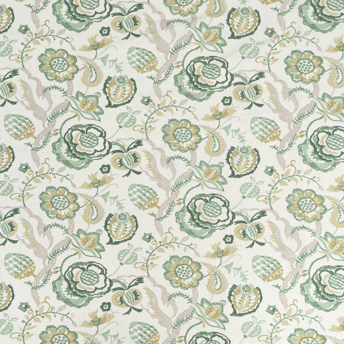 Solana Fabric by Titley & Marr in Grass and Gold
