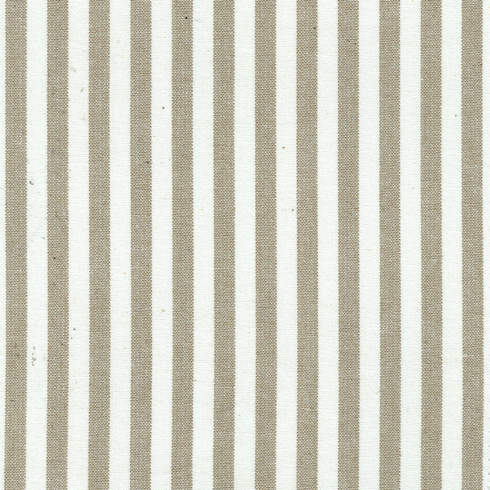 Solent Stripe Fabric by Titley & Marr in Mocha