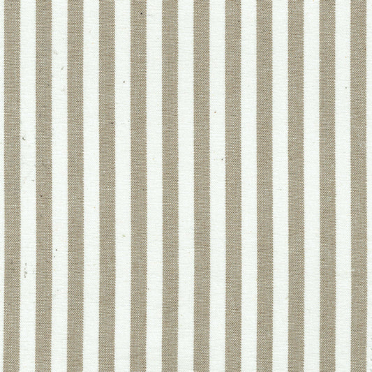Solent Stripe Fabric by Titley & Marr in Mocha