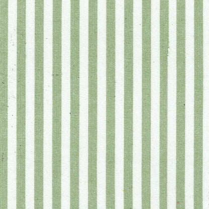 Solent Stripe Fabric by Titley & Marr in Leaf