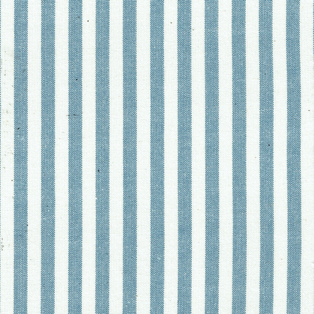 Solent Stripe Fabric by Titley & Marr in Cadet