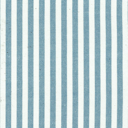 Solent Stripe Fabric by Titley & Marr in Cadet