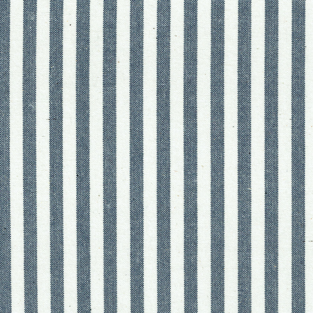 Solent Stripe Fabric by Titley & Marr in Indigo