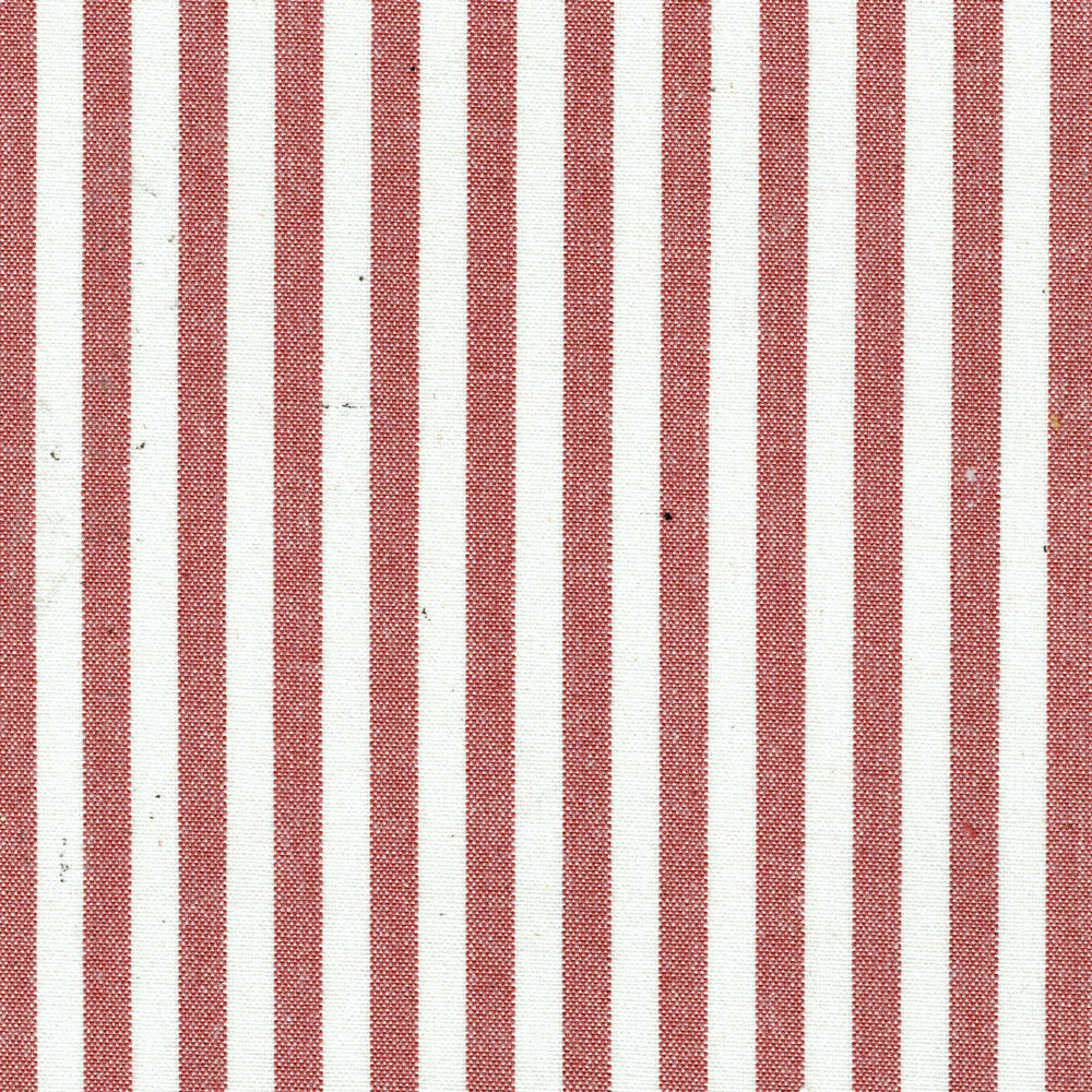 Solent Stripe Fabric by Titley & Marr in Ruby