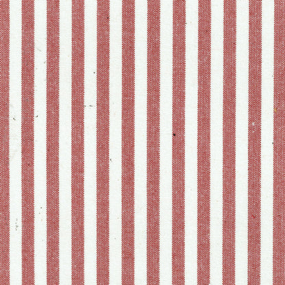 Solent Stripe Fabric by Titley & Marr in Ruby