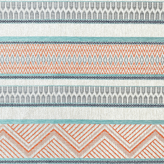 Somana Indoor/Outdoor Fabric by Ian Sanderson in Rusty Nail