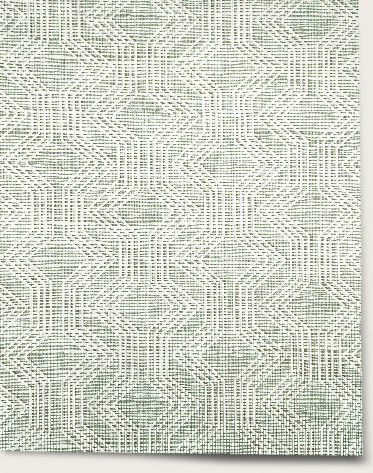 Spindle Wallpaper by Aux Abris in Cottage Green