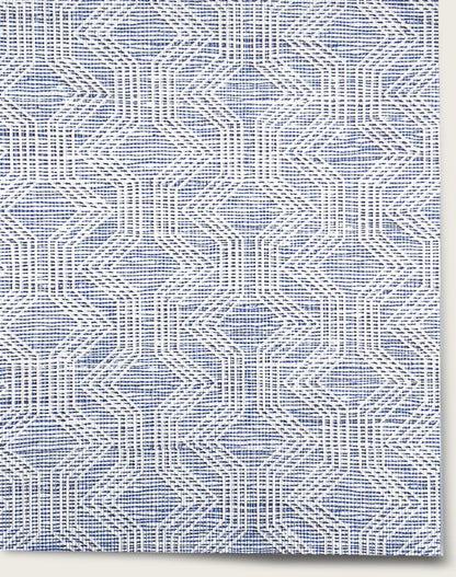 Spindle Wallpaper by Aux Abris in Carriage House Blue