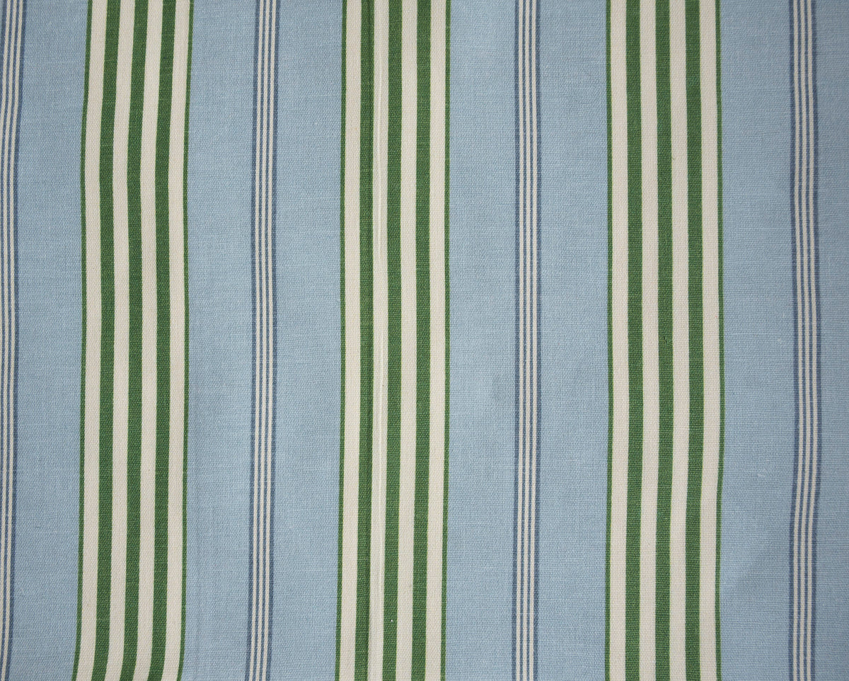 Steyning Fabric by Titley & Marr in Emerald, Cobalt & Sky