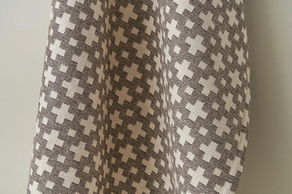 Kiss Cross Fabric by Studio Atkinson in Brown