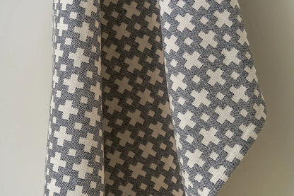 Kiss Cross Fabric by Studio Atkinson in Navy