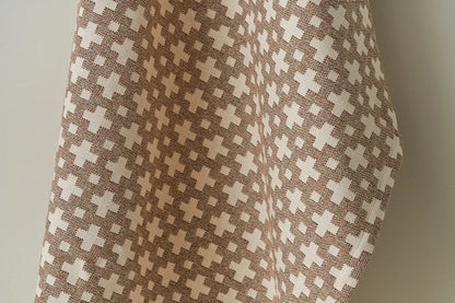 Kiss Cross Fabric by Studio Atkinson in Chestnut