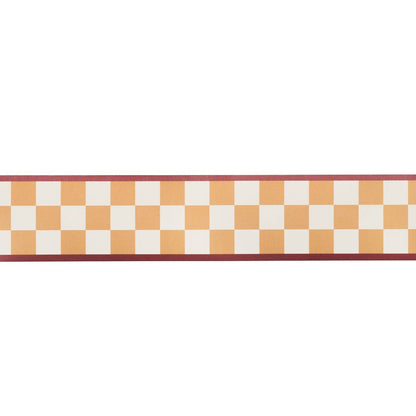 Ernie Wallpaper Border Wallpaper by Studio Atkinson in Ochre