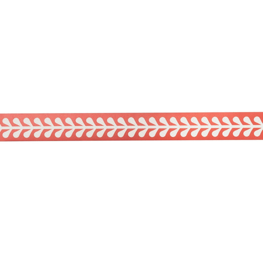 Edith Wallpaper Border Wallpaper by Studio Atkinson in Red