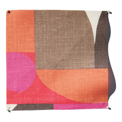 Condesa Fabric by Serena Dugan in Mushroom/Peony