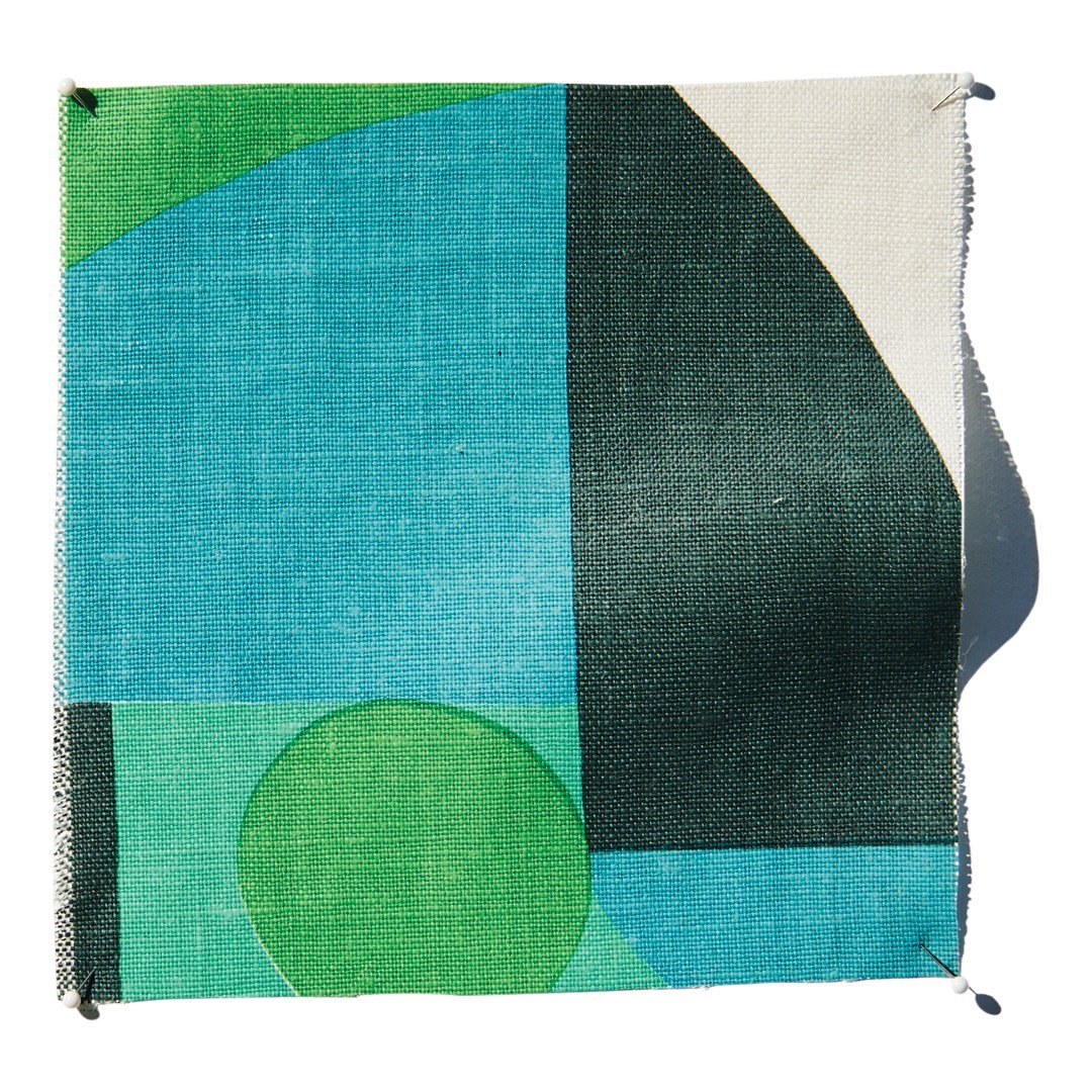 Condesa Fabric by Serena Dugan in Peacock/Lime