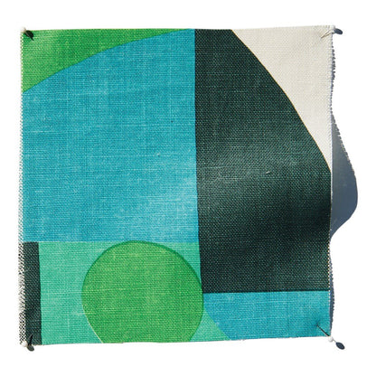 Condesa Fabric by Serena Dugan in Peacock/Lime