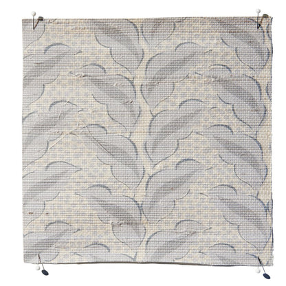 Cassis Grasscloth Wallpaper by Serena Dugan in Dove