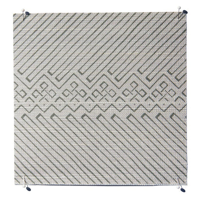 Jacinto Grasscloth Wallpaper by Serena Dugan in Kelp/Quartz